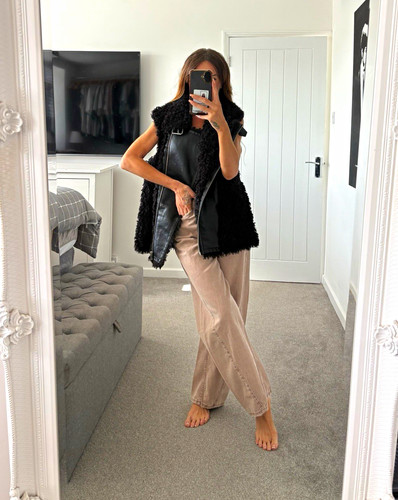 Zara women black - zara, faux