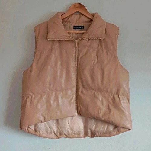 Prettylittlething beige faux - beige,