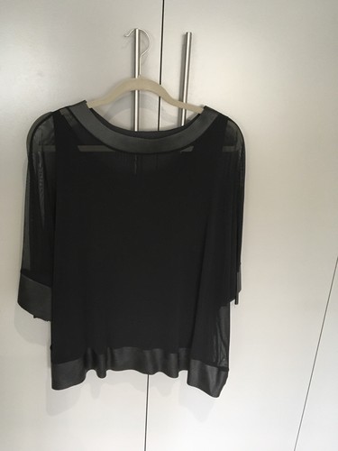 Womens black two piece blouse - womens,