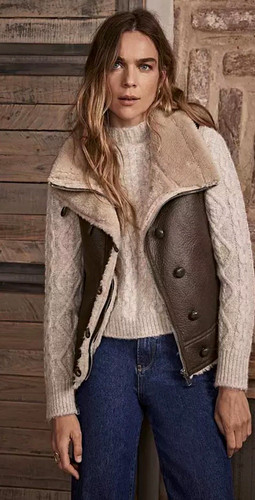 Khaki tone faux leather - faux,
