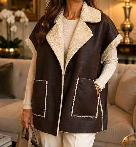 Italy moda brown faux - italy, leather