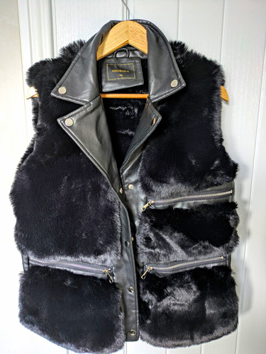 Giorgia black faux - black, leather