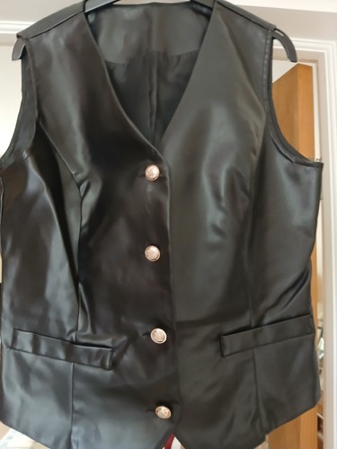 Women black faux - black,