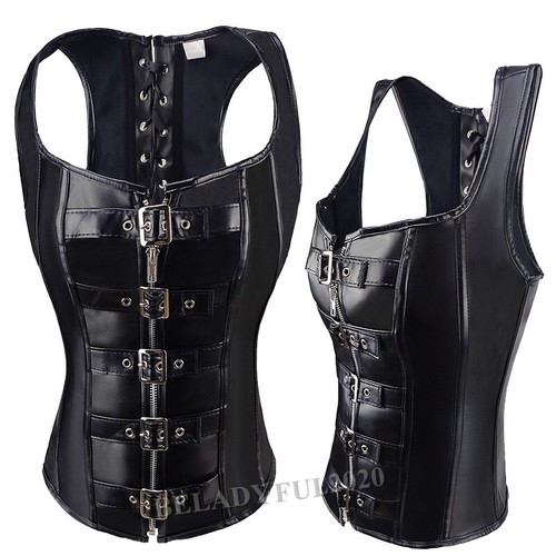 Women lace buckle overbust - lace, up