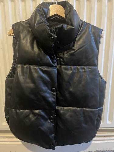Zara women faux leather - faux,