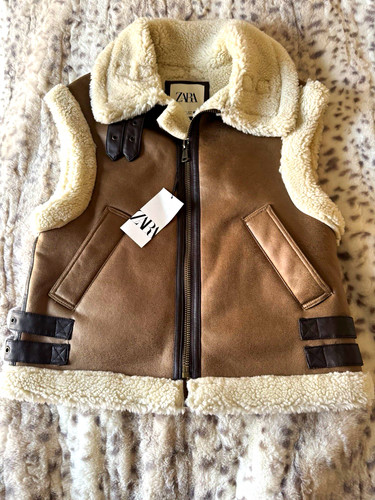 Zara brown cream - brown/cream, faux