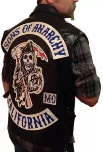 New sons anarchy biker vest - sons,