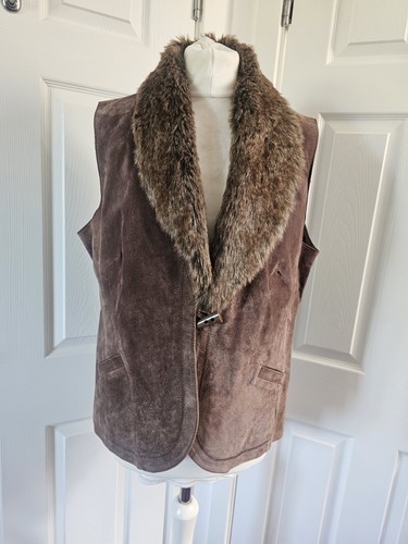Leather suede brown - ws,