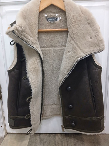 Mint velvet brown - faux, leather