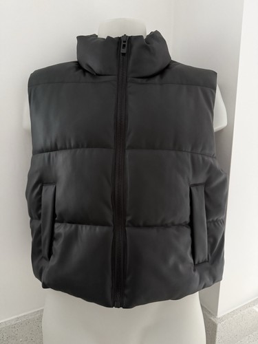 Zara black faux - zara, leather