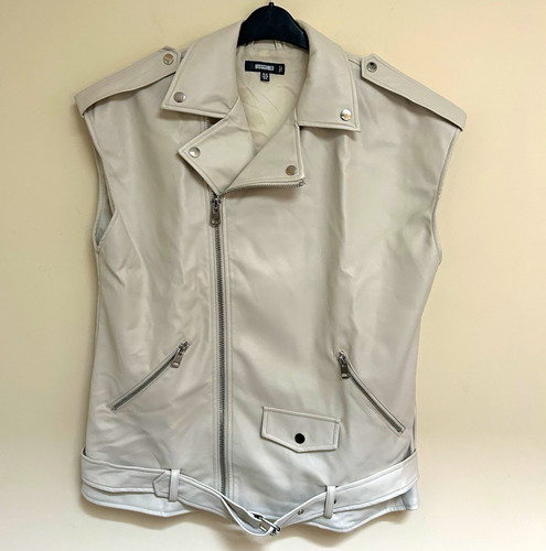 Missguided beige faux leather - missguided,