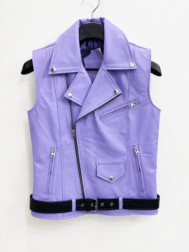 Women leather vest - women,